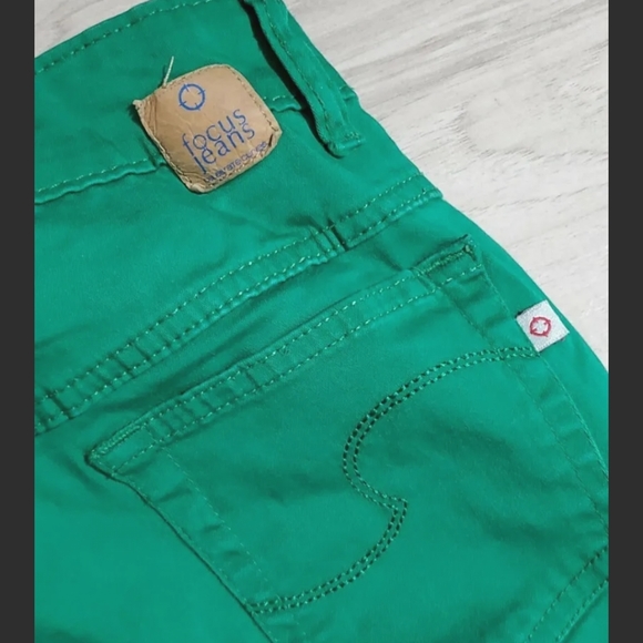 Focus Jeans Denim stretch Men's Green Skinny 29 - Picture 2 of 9